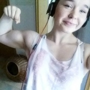 Teen muscle girl Bodybuilder Denise